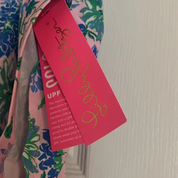 Lily Pulitzer Sophie Etta short sleeve dress conch shell pink rumor has it - Picture 5 of 6